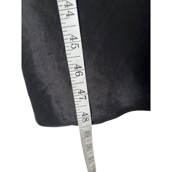 Vince Satin Slip Dress Womens Size Small Black Sleeveless Midi Lingerie Negligee - Picture 10 of 11